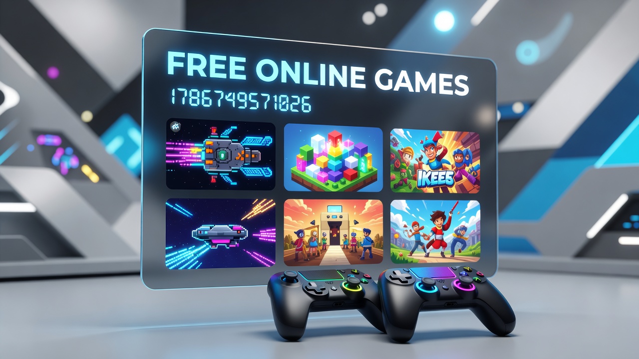 Players engaging with free browser games on multiple devices in a shared environment