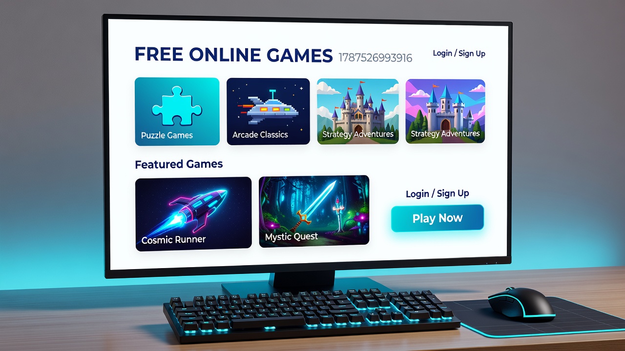 Group of players engaging with browser-based multiplayer strategy games on various devices