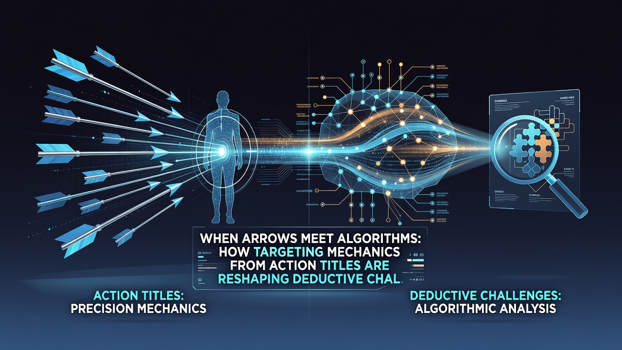 Players engaging with combined aiming and puzzle elements in a browser-based strategy narrative